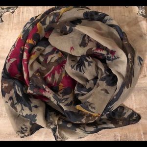 Forever 21 Lightweight & Floral Scarf